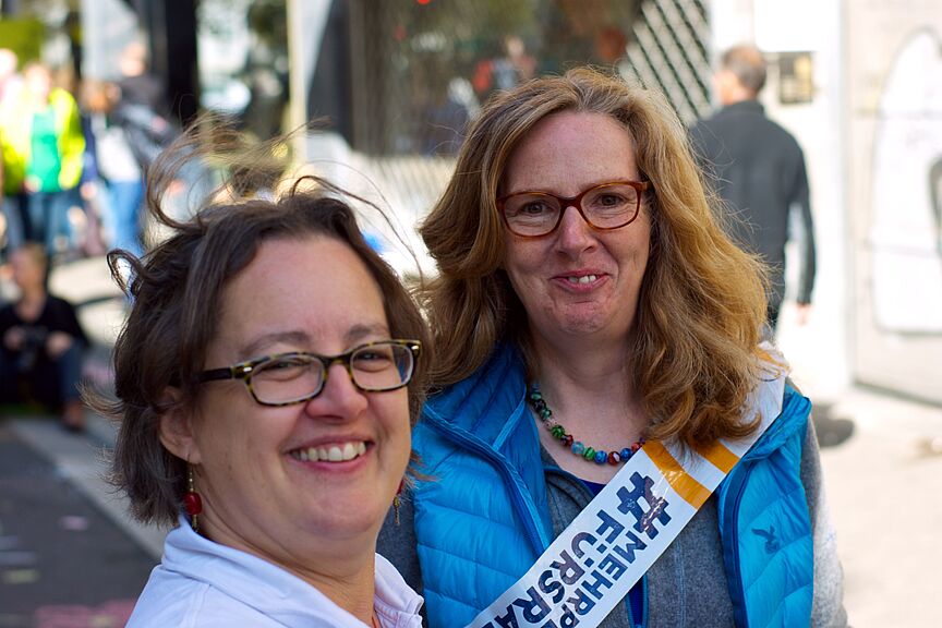 Sara Tsudome und Amelie Döres Aktive Frauen im ADFC
