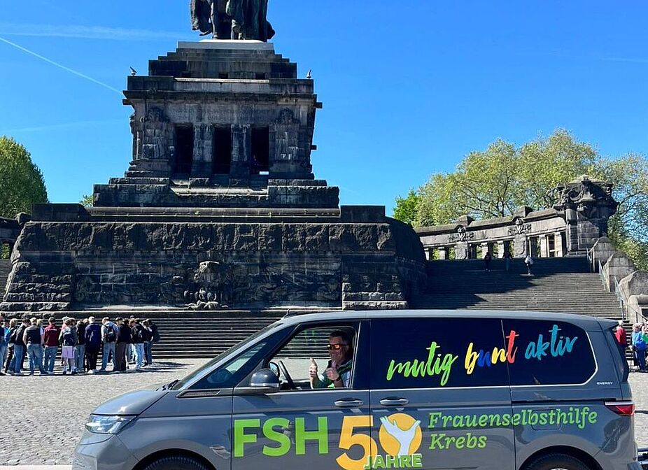 Deutsches Eck FSH Bus am Deutschen Eck