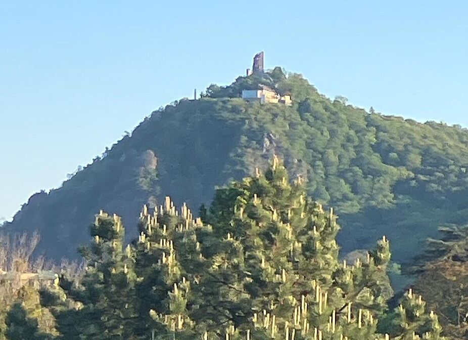 Drachenfels Blick auf den Drachenfels